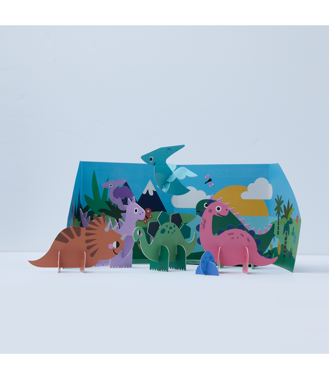 OOLY LIVRE CRÉER UNE SCÈNE D'ACTIVITÉ - DINO LAND