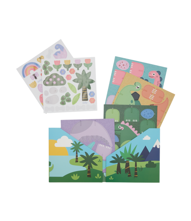 OOLY LIVRE CRÉER UNE SCÈNE D'ACTIVITÉ - DINO LAND