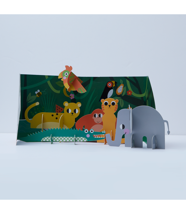 OOLY LIVRE CRÉER UNE SCÈNE D'ACTIVITÉ - INTO THE JUNGLE