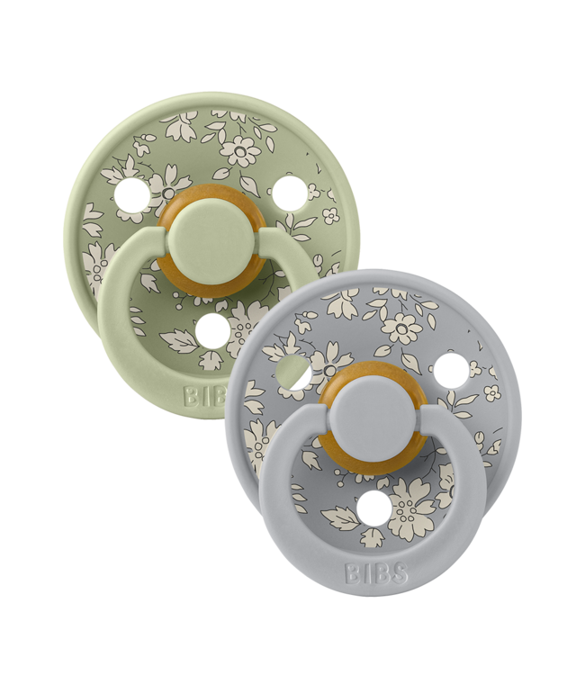 BIBS PACIFIER SUCES LIBERTY (PQT 2) - CAPEL/SAGE MIX