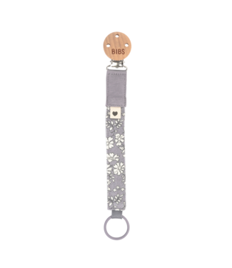 BIBS PACIFIER ATTACHE-SUCES LIBERTY - CAPEL/FOSSILY GREY
