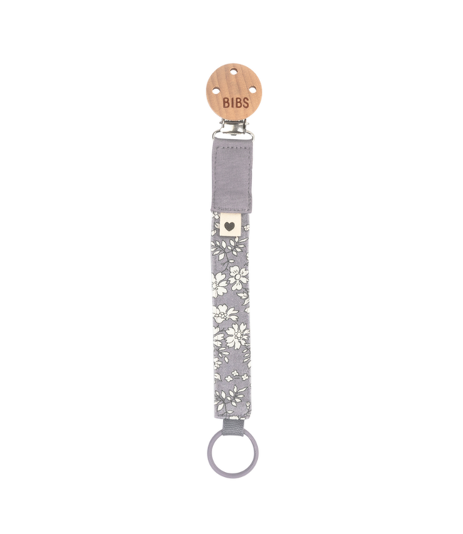BIBS PACIFIER ATTACHE-SUCES LIBERTY - CAPEL/FOSSILY GREY