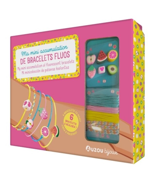 AUZOU COFFRET - MON ACCUMULATION DE BRACELETS FLUOS