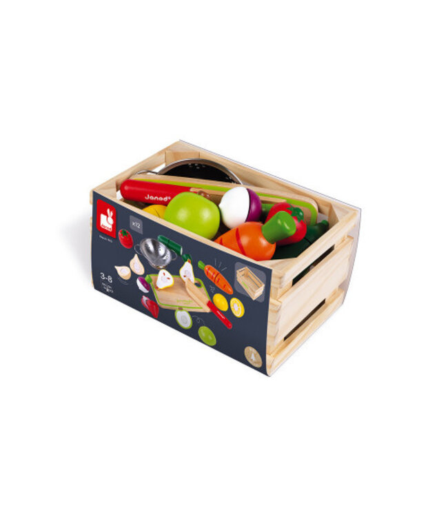 JANOD ENSEMBLE DE FRUITS ET LÉGUMES À DÉCOUPER  - GREEN MARKET