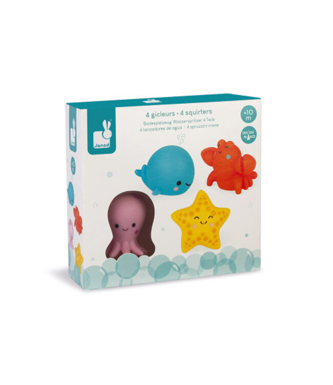 JANOD JOUET DE BAIN - LES ANIMAUX DE LA MER