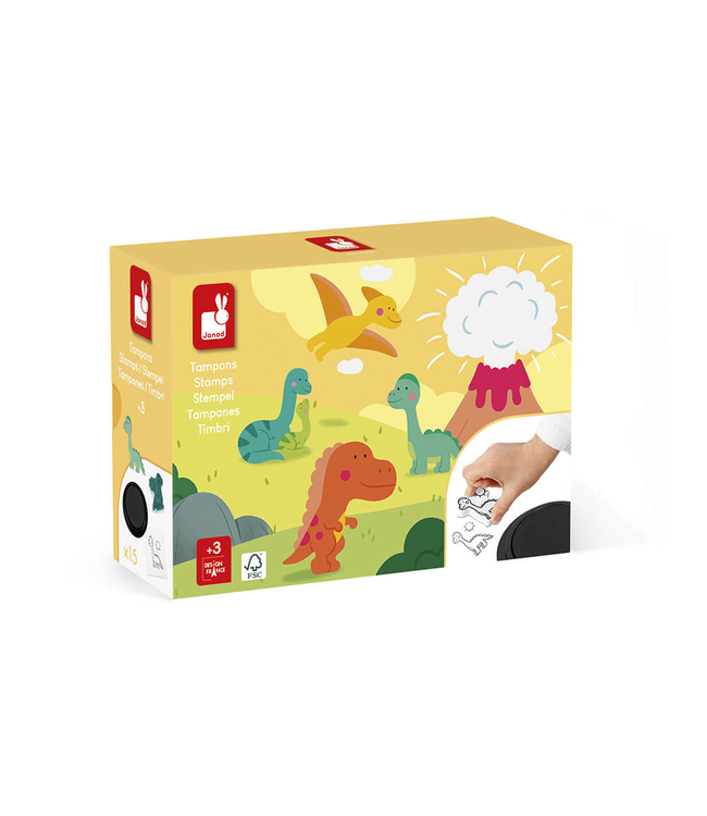 JANOD ENS. DE 15 STAMPINOO - DINOSAURES