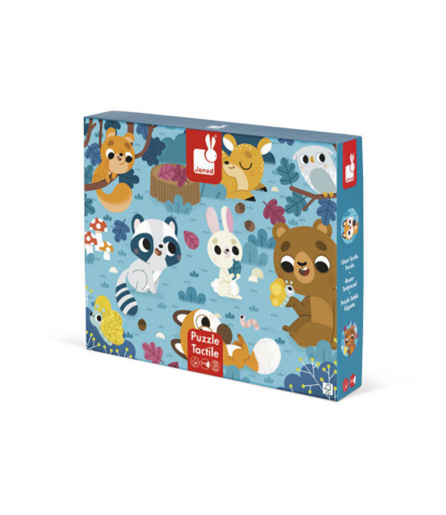 JANOD CASSE-TÊTE TACTILE - LES ANIMAUX DE LA FORÊT (20 MCX)