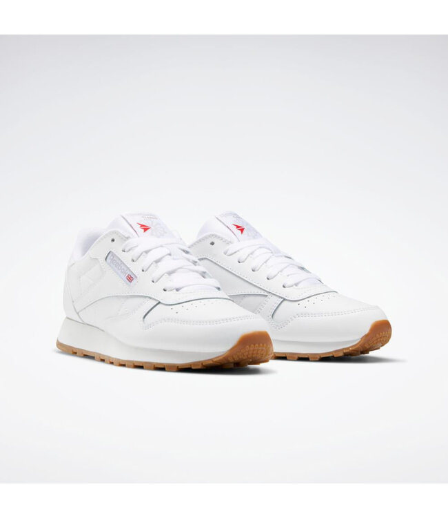 REEBOK CHAUSSURES CLASSIC LEATHER - WHITE/GUM