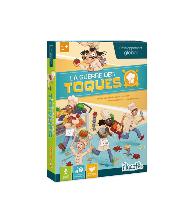 PLACOTE JEU ÉDUCATIF - LA GUERRE DES TOQUES