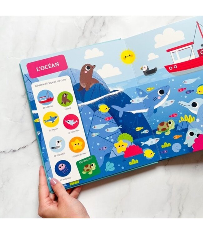 AUZOU LIVRE - CHERCHE ET TROUVE DES TOUT-PETITS : TOUS À L'EAU!