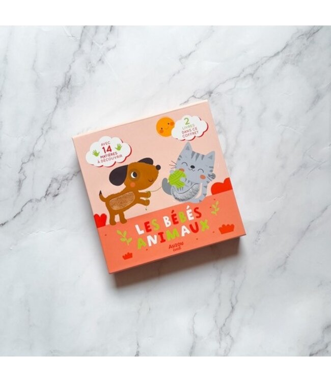 AUZOU COFFRET DE LIVRES - LES BÉBÉS ANIMAUX