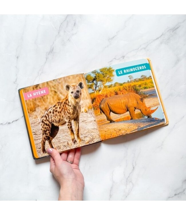 AUZOU LIVRE MON PREMIER DOC PHOTO - LES ANIMAUX DE LA SAVANE