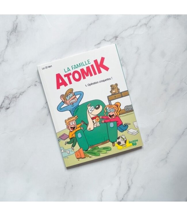 AUZOU LIVRE - LA FAMILLE ATOMIQUE, OPÉRATION CROQUETTES!