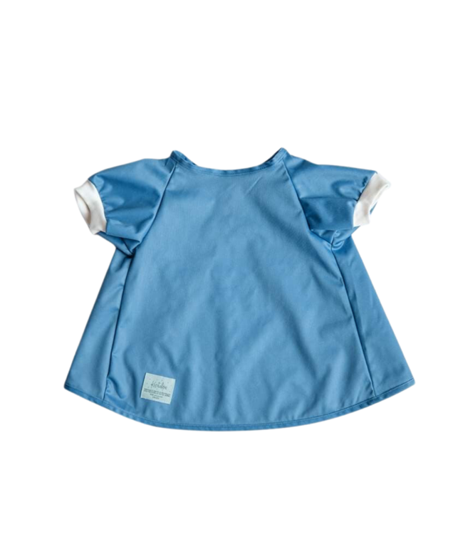 KANTALOU TABLIER T-SHIRT ( 2-4ANS ) - SARDINE