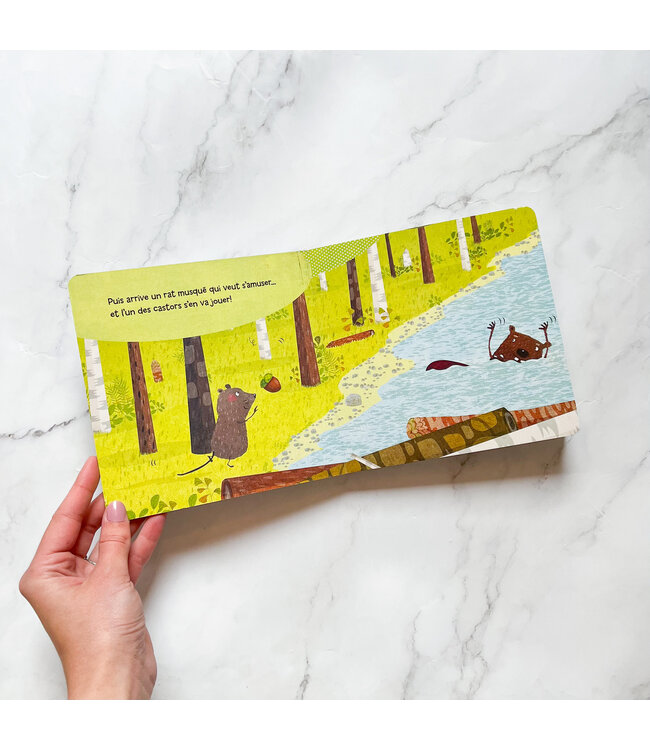 SCHOLASTIC LIVRE - CINQ JOYEUX CASTORS