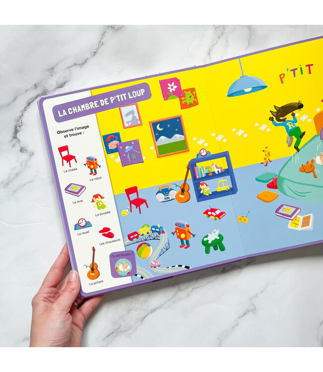 AUZOU CHERCHE ET TROUVE - P'TIT LOUP À LA MAISON