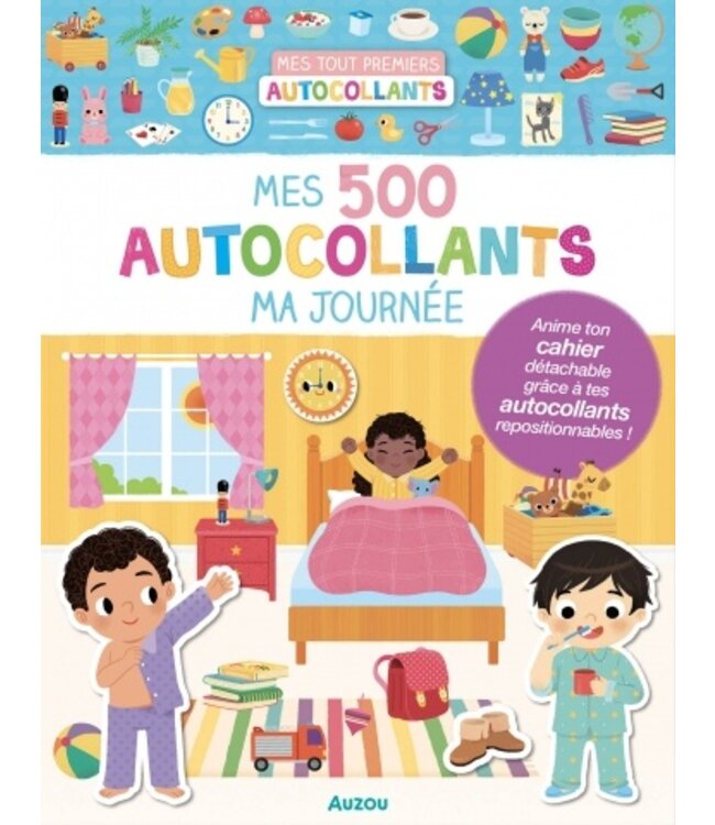 AUZOU MES 500 AUTOCOLLANTS - MA JOURNÉE
