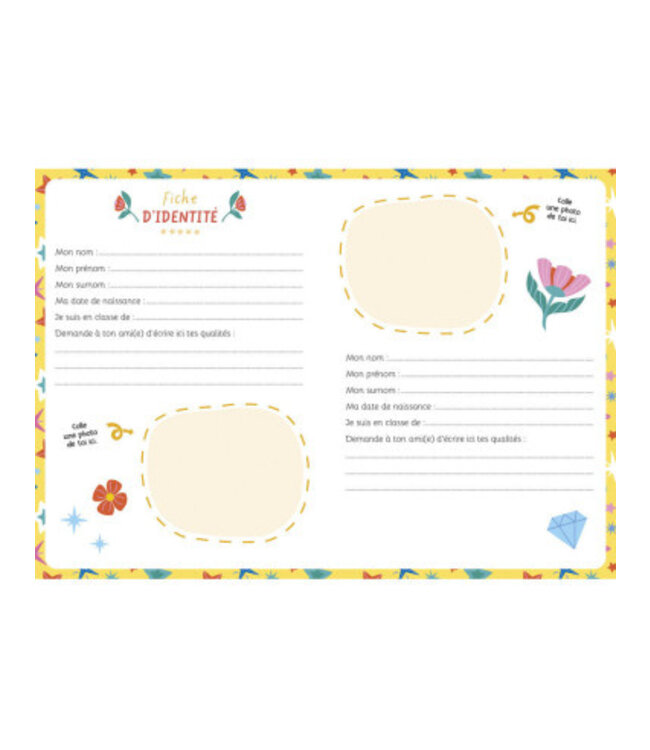 AUZOU JOURNAL INTIME - MON CARNET D'AMITIÉ