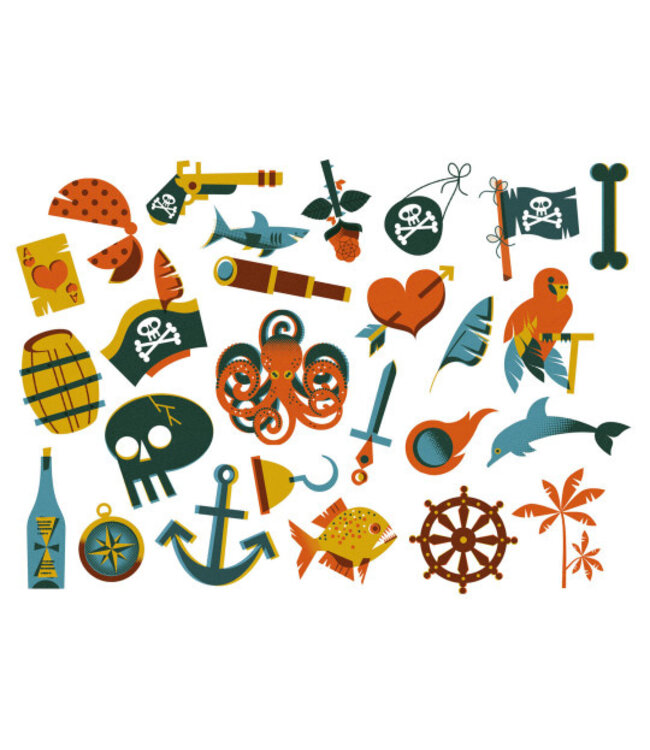 AUZOU TATOUAGES - MES P'TITS TATTOOS : PIRATES