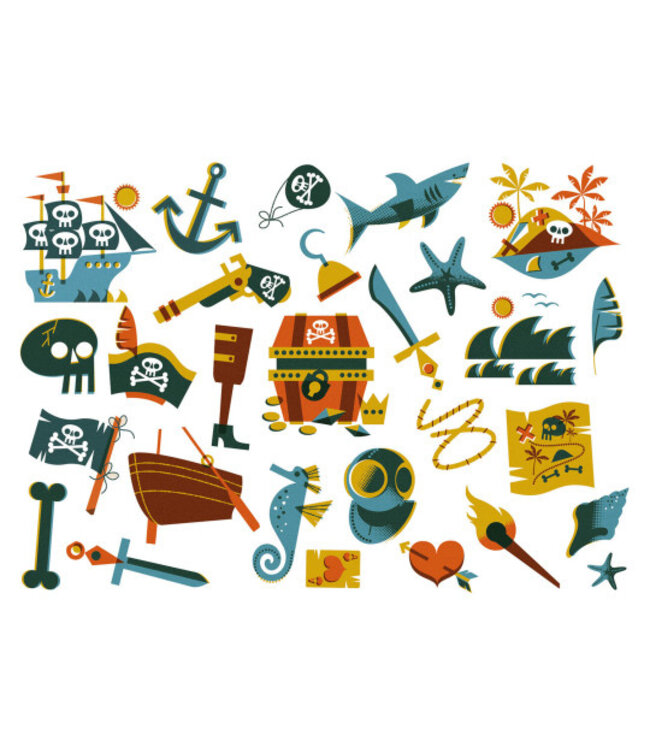 AUZOU TATOUAGES - MES P'TITS TATTOOS : PIRATES