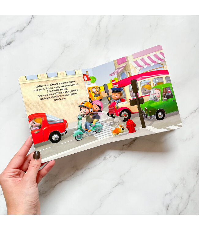 LIVRE SONORE - LES BRUITS DES VÉHICULES P'TIT GARÇON SUR LA ROUTE