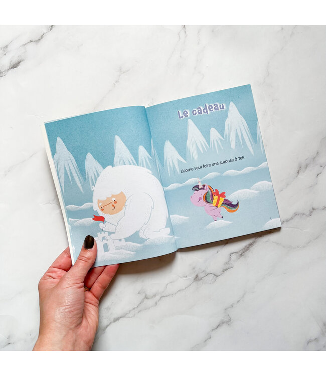 SCHOLASTIC LIVRE - LICORNE ET YETI : UN CADEAU PRÉCIEUX