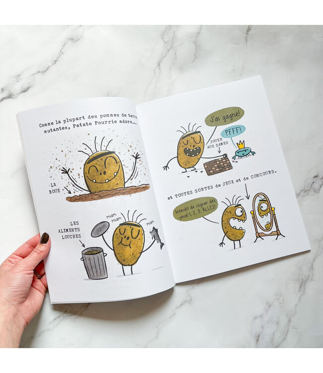 SCHOLASTIC LIVRE - PATATE POURRIE : LE LÉGUME LE PLUS MIGNON DU MONDE