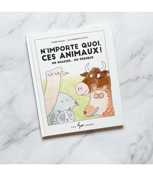ÉDITIONS LES 400 COUPS LIVRE - N'IMPORTE QUOI CES ANIMAUX!