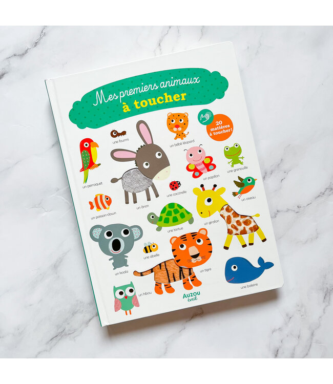 AUZOU LIVRE - MES PREMIERS ANIMAUX À TOUCHER
