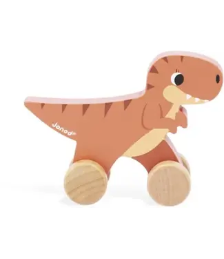 JANOD DINO À POUSSER - ORANGE