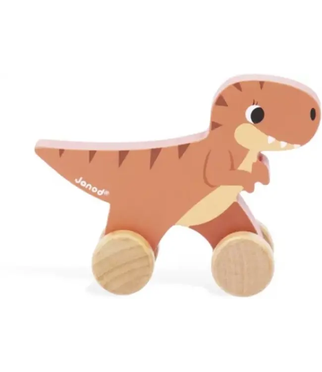 JANOD DINO À POUSSER - ORANGE