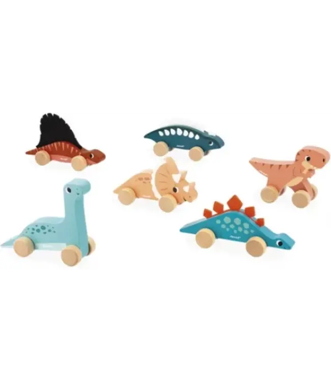 JANOD DINO À POUSSER - ORANGE