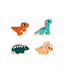 JANOD ENS. DE 4 PUZZLES ÉVOLUTIFS - DINOS