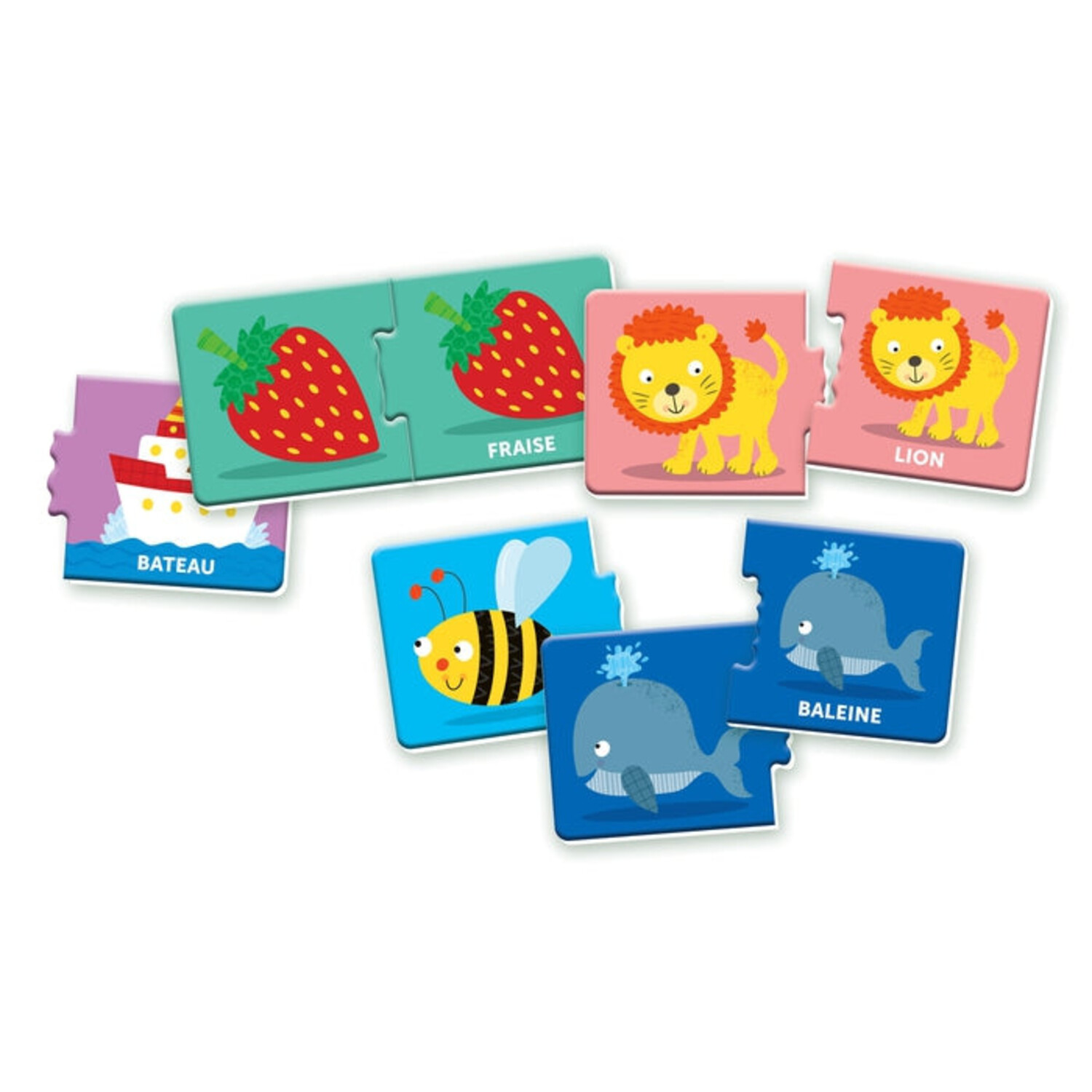 Rocket Kidz - Mes Premiers Mots Animaux - Montessori Jeux avec 50 Cartes  Animaux pour stimuler Le langage