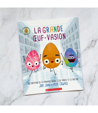 SCHOLASTIC LIVRE - LA GRANDE OEUF-VASION