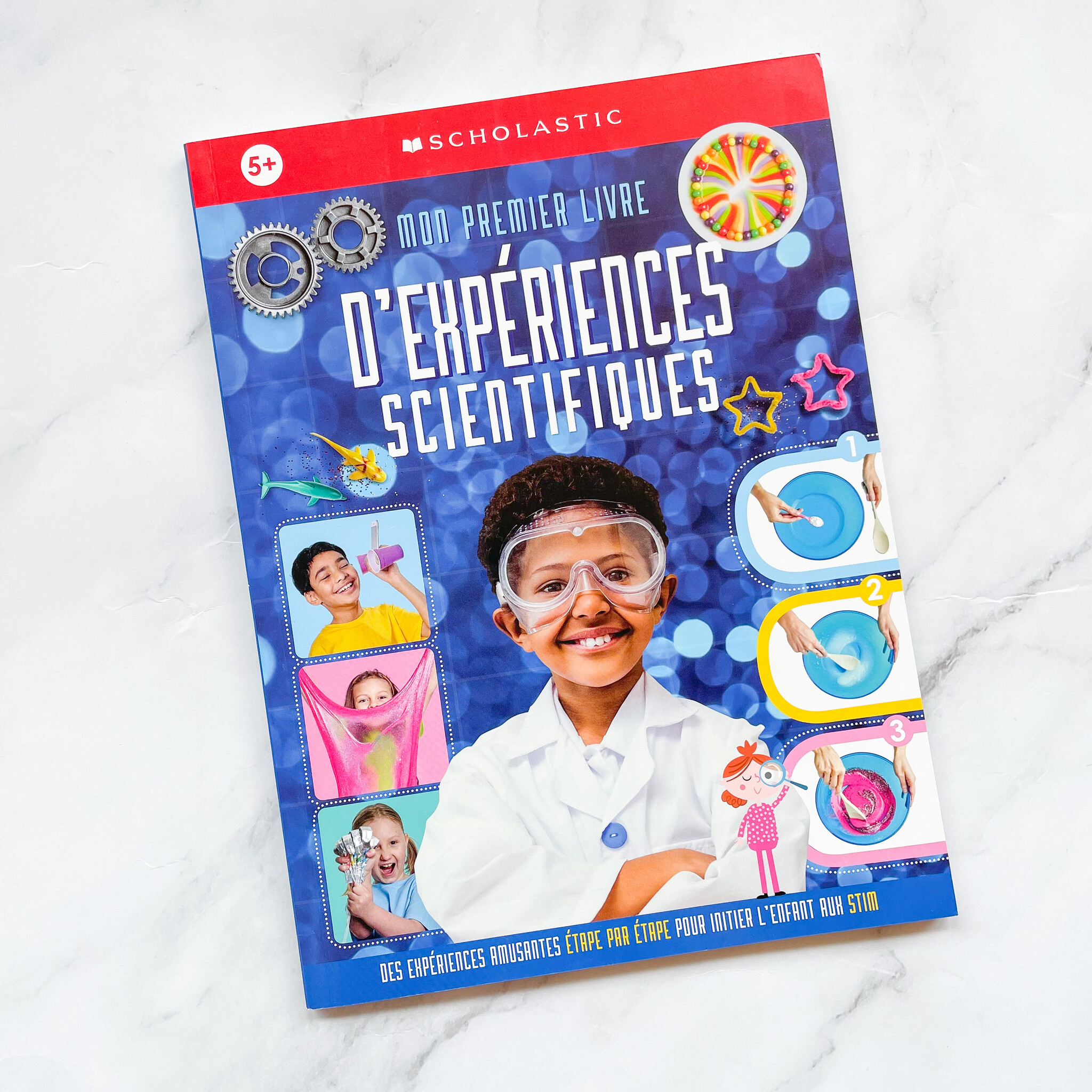 Livre d'expériences scientifiques pour enfants : cahier d