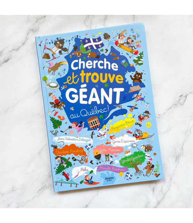 AUZOU LIVRE - CHERCHE ET TROUVE GÉANT - AU QUÉBEC
