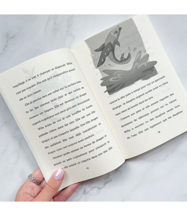 SCHOLASTIC LIVRE - FILLES DRAGONS 2: WILLA LE DRAGON DES PAILLETTES ARGENTÉS