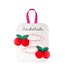 ROCKAHULA ENS. 2 BARRETTES - SWEET CHERRY POM POM
