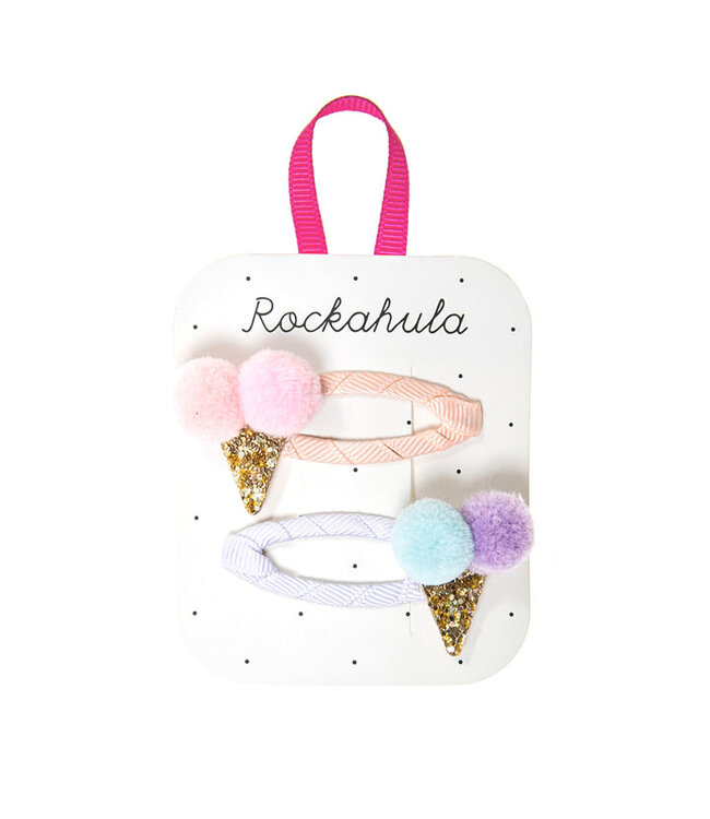 ROCKAHULA ENS. 2 BARRETTES - ICE CREAM