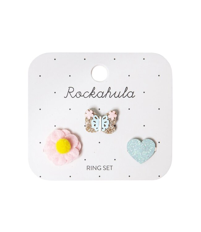 ROCKAHULA ENS. 3 BAGUES - MEADOW BUTTERFLY