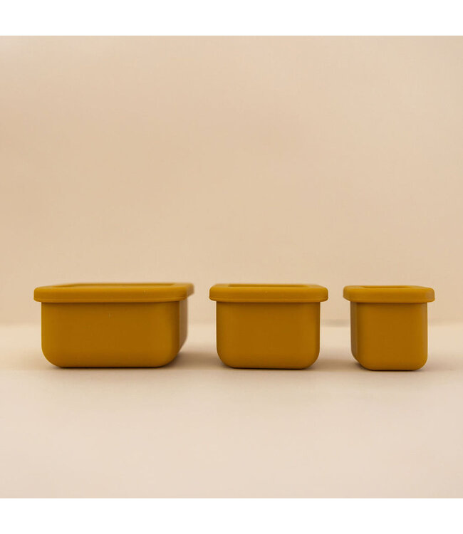 MINIKA ENSEMBLE DE BOLS À COLLATION - OCRE