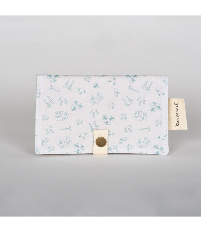SAUGE & CO. CARNET DE SANTÉ - FARMHOUSE BLEU
