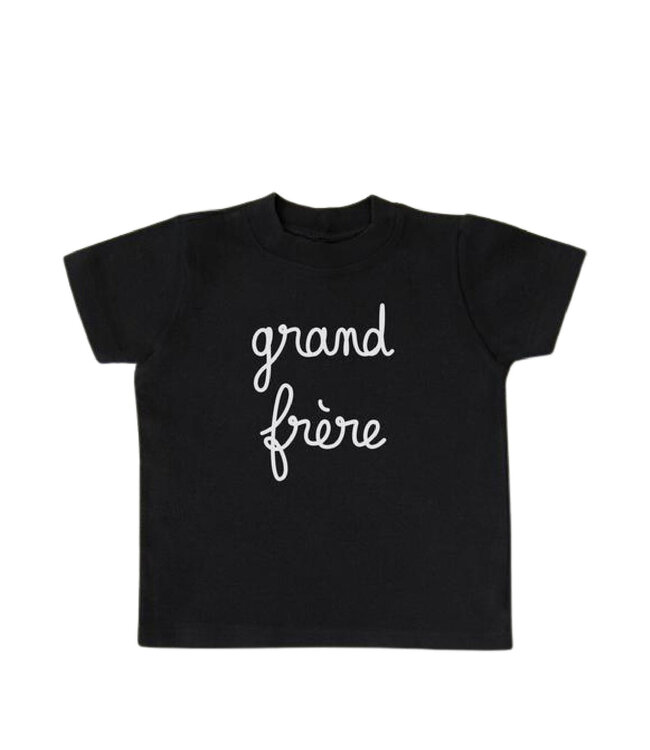 BALLOUNE DESIGN T-SHIRT GRAND FRÈRE - NOIR