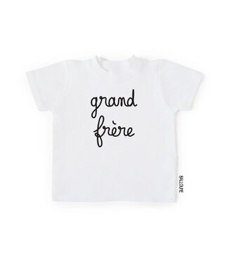 BALLOUNE DESIGN T-SHIRT GRAND FRÈRE - BLANC