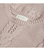 CREAMIE TRICOT POINTELLE - ROSE SMOKE