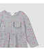 MILES THE LABEL ROBE - GRISE A RUBAN ROSE