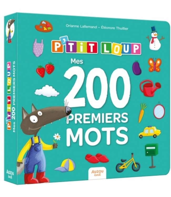 AUZOU LIVRE - P'TIT LOUP MES 200 1ER MOTS