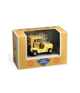 DJECO VOITURE CRAZY MOTORS - LION SAFARI