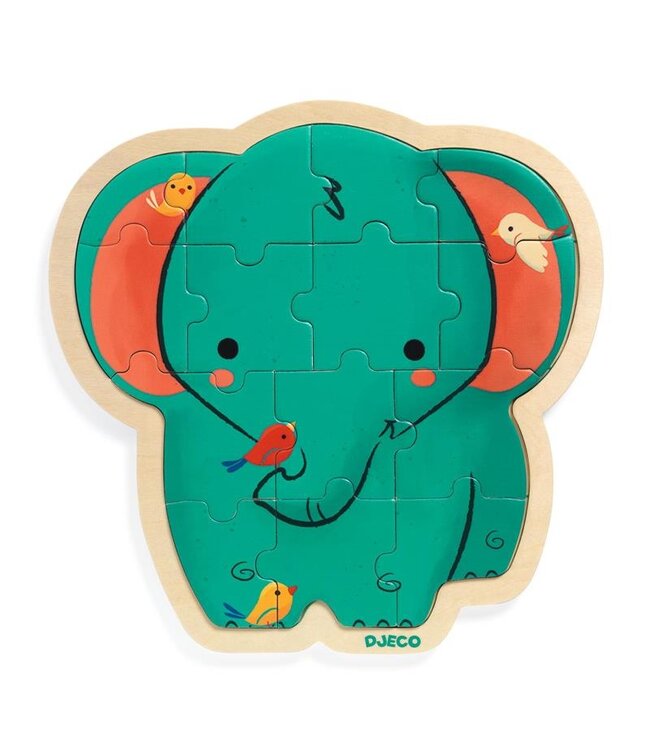 DJECO CASSE-TÊTE - PUZZLO ELEPHANT